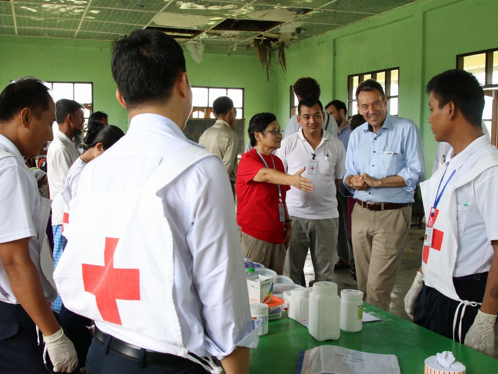 ICRC President in Myanmar & Bangladesh: Food Aid Essential In Myanmar