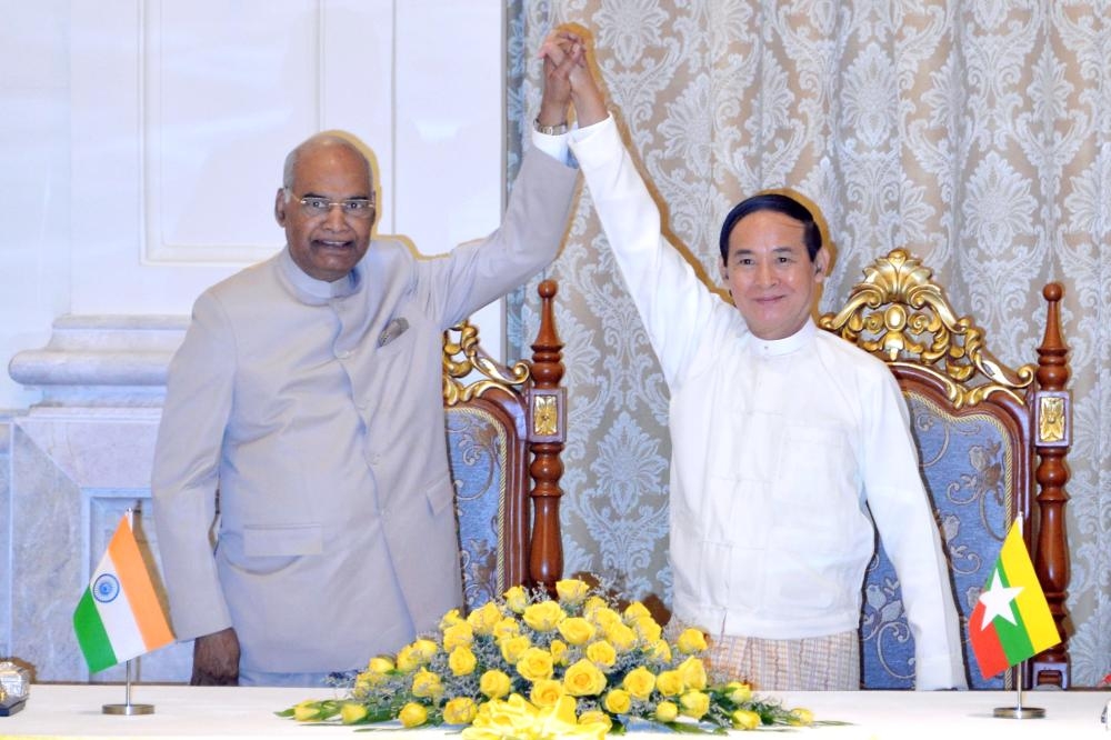 Indian President Expresses Support for Myanmar During State Visit