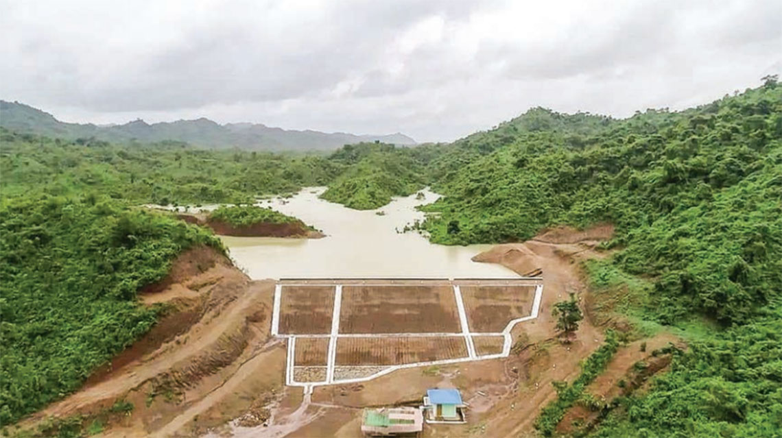 Mini dams built for flood prevention, water supply in Rakhine State